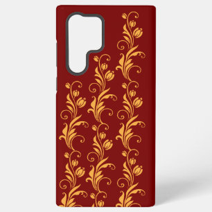 Ornamental Floral Flower Design Samsung Galaxy Case