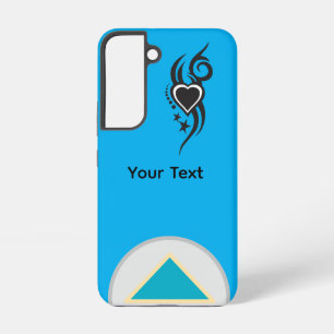 Ornamental Floral Heart Tattoo  Samsung Galaxy Case