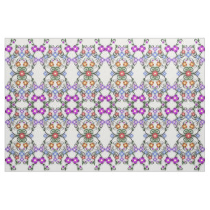 ornamental flowers fabric