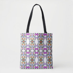 ornamental flowers tote bag