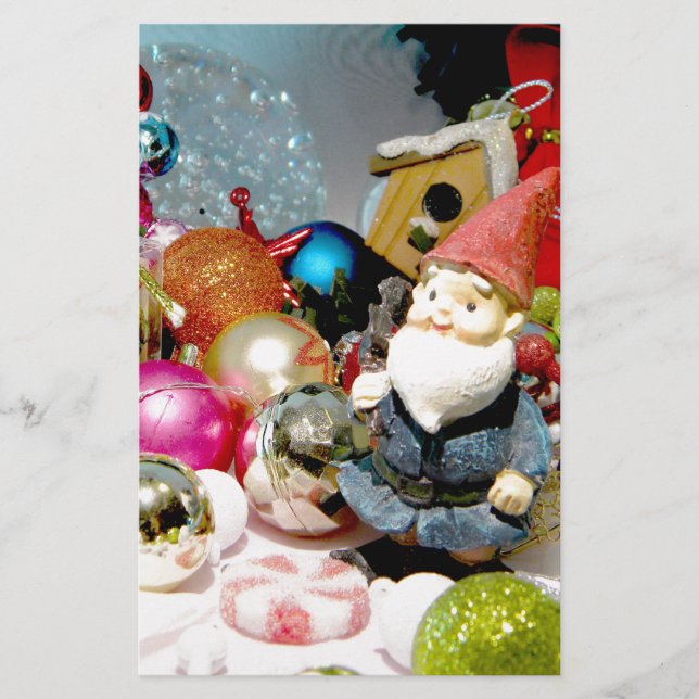 Ornamental Gnome Stationery (Front)