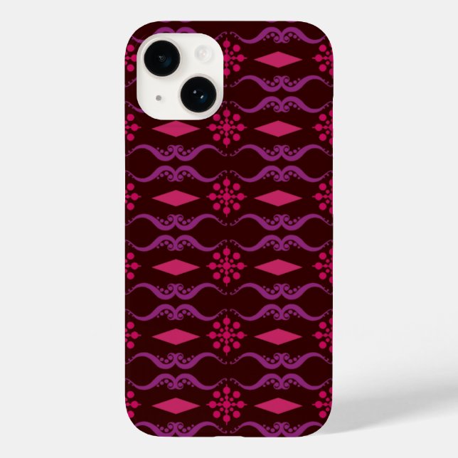Ornamental India Stripe Case-Mate iPhone Case (Back)