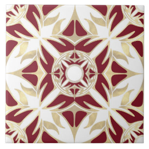 Ornamental pattern, abstract, elegant design tile