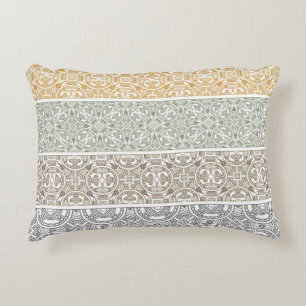 Ornamental pattern accent pillow