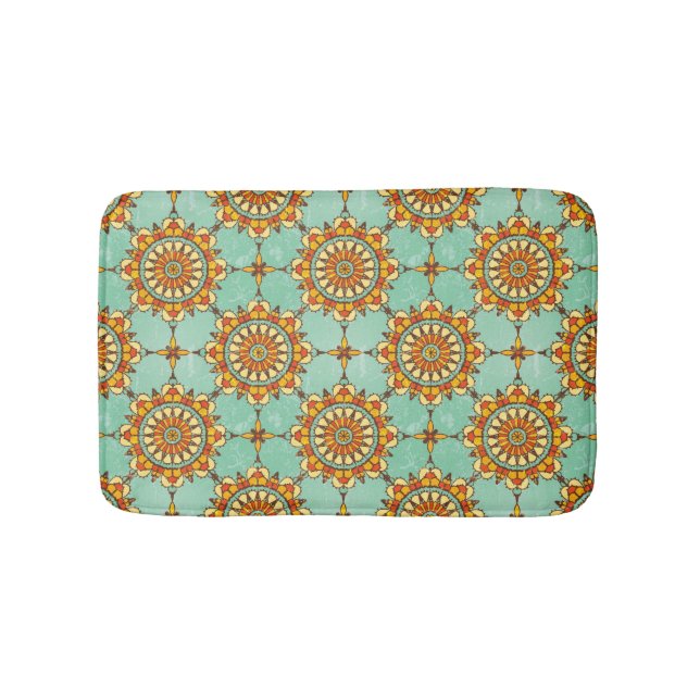 Ornamental pattern bath mat (Front)