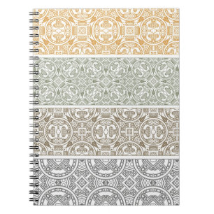 Ornamental pattern notebook