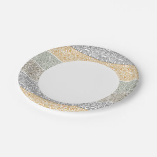 Ornamental pattern paper plate
