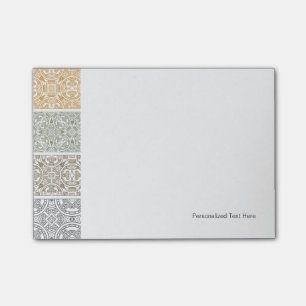 Ornamental pattern post-it notes