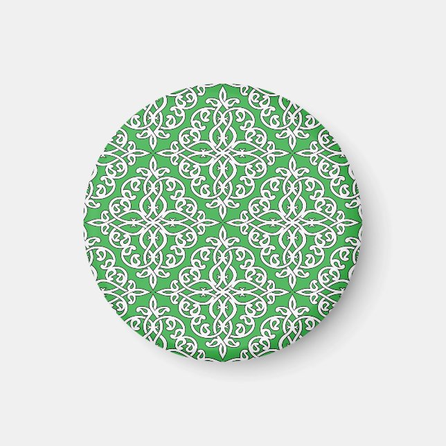 Ornamental pattern, seamless ethnic design. magnet (Front)