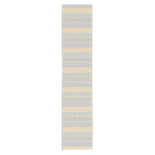 Ornamental pattern short table runner