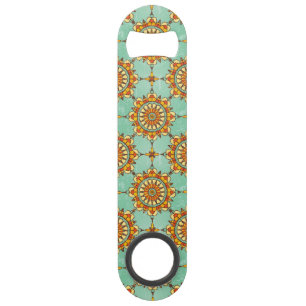 Ornamental pattern speed bottle opener