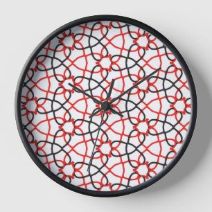 Ornamental Pattern Wall Clock