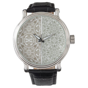 Ornamental pattern watch