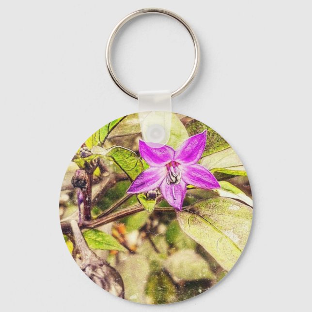 Ornamental Peppers Keychain (Front)