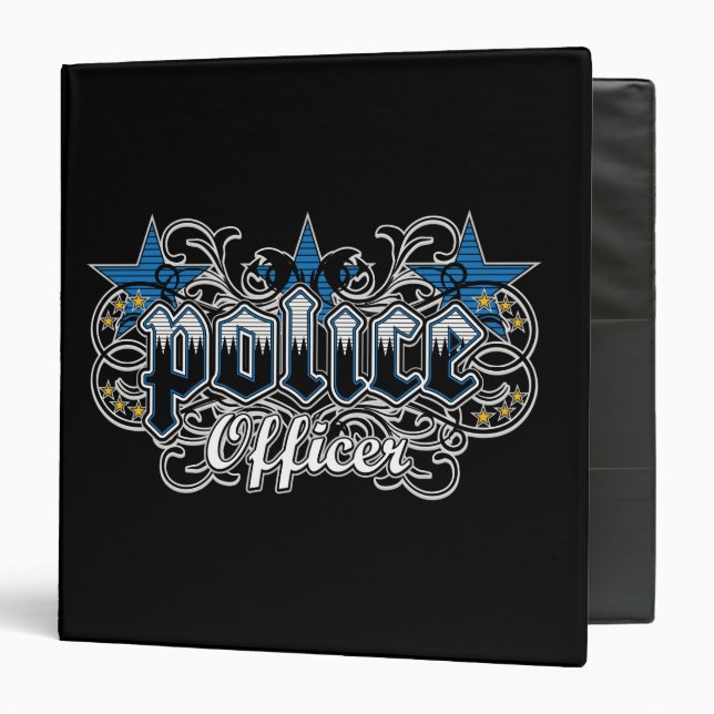 Ornamental Police Officer Binder (Front/Inside)
