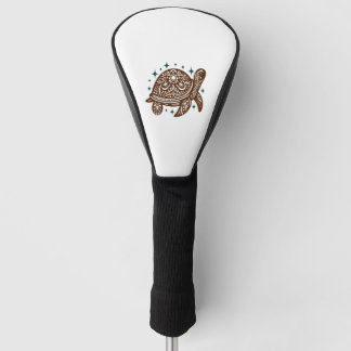 Ornamental Sea Turtle Golf Head Cover