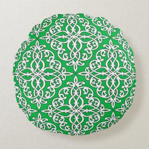 Ornamental seamless pattern.  round pillow