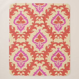 Ornamental seamless pattern with traditional Centr Sherpa Blanket