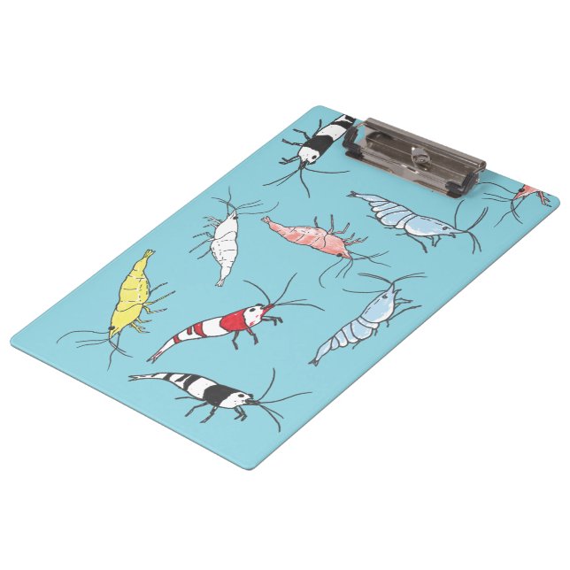 Ornamental Shrimp Hobby Clipboard (Angled)