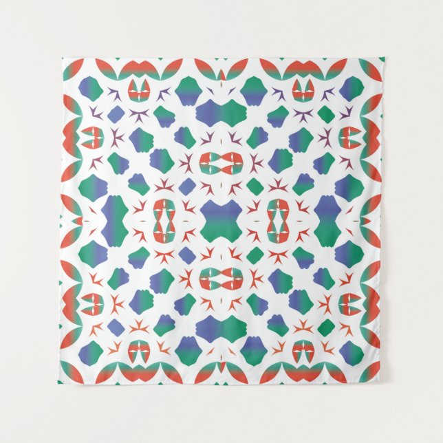 Ornamental talavera mexico tiles decor. Modern Tapestry (Front)