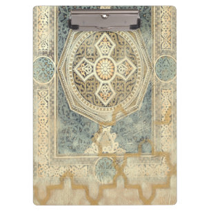 Ornamental Tapestry with Ornate Geometric Design Clipboard