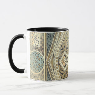 Ornamental Tapestry with Ornate Geometric Design Mug