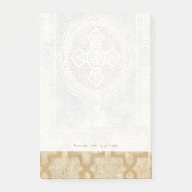 Ornamental Tapestry with Ornate Geometric Design Post-it Notes (Front)
