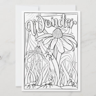 OrnaMENTALs Wonder Ants and Flowers Colour Your Ow