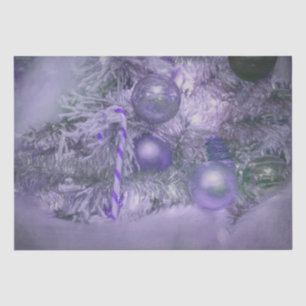 Ornaments Christmas Purple Elegant Holiday Tree Tissue Paper