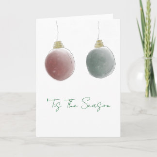 Ornaments Holiday Card