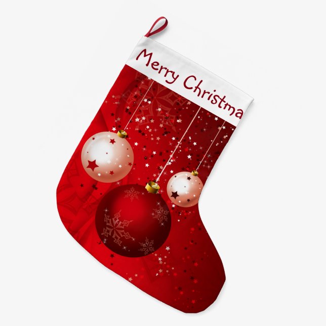 Ornaments Large Christmas Stocking (Front (Hanging))