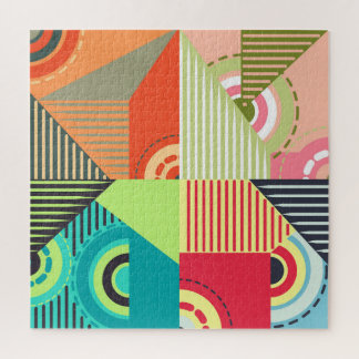 Ornaments Set: Background Design Elements. Jigsaw Puzzle