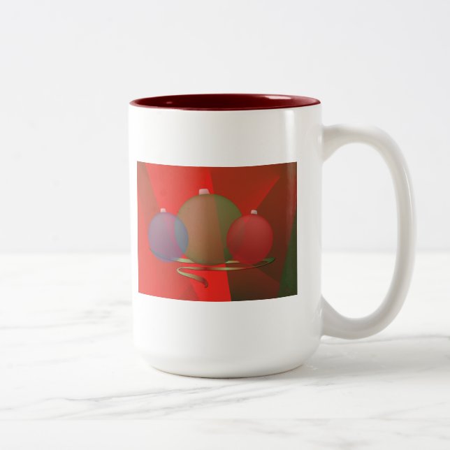 Ornaments Two-Tone Coffee Mug (Right)