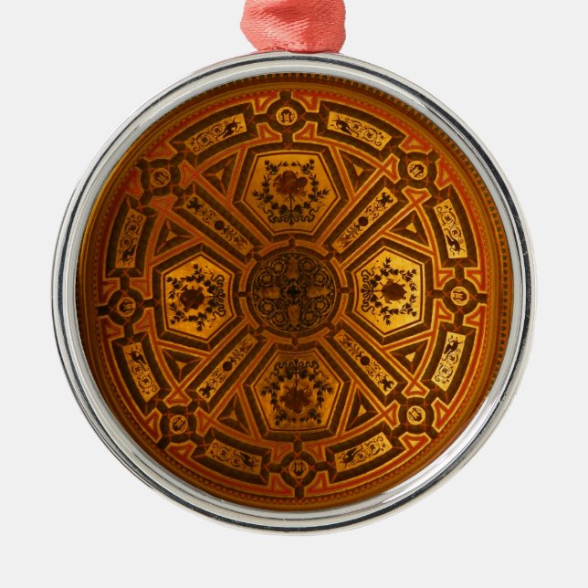 Ornamnt - Ceiling pattern from Musikverein, Vienna Metal Ornament (Front)