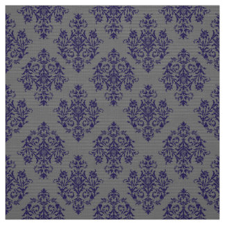 Ornat Baroque gris tissu Damask motif