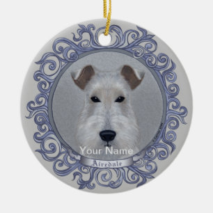 Ornate Airedale ornement