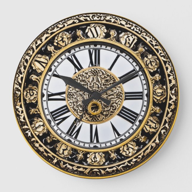Ornate Antique Clock (Front)