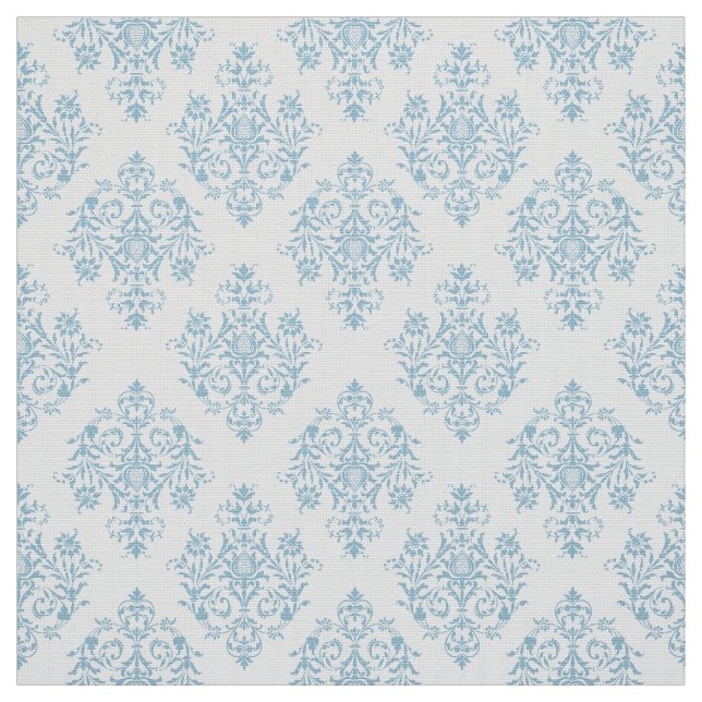 Ornate Baroque coloured Damask pattern fabric (Swatch)