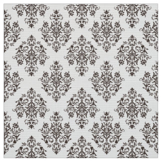 Ornate Baroque coloured Damask pattern fabric