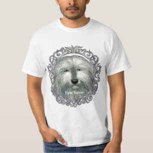 Ornate Bearded Collie T-Shirt