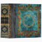 Ornate Bejeweled Celtic Teal Marble Ancient Tome
