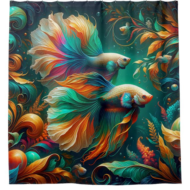 “Ornate Betta Fish Fantasy Art” (Front)