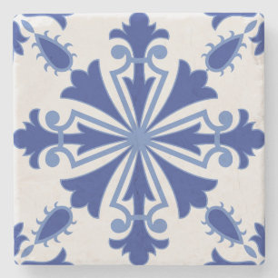 Ornate Bloom Stone Coaster