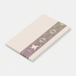 Ornate Butterfly Personal Stationery  Post-it Notes