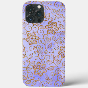 Ornate Chic Cute Girly Vintage Floral Art Pattern iPhone 13 Pro Max Case