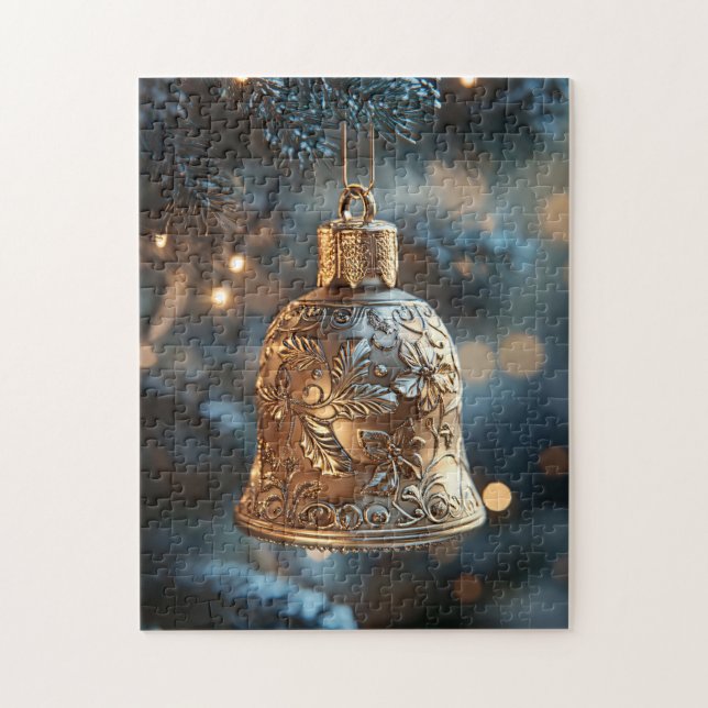 Ornate Christmas Bell Jigsaw Puzzle (Vertical)