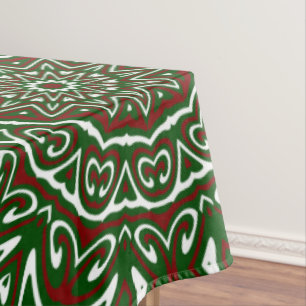 Ornate Christmas Pattern 3 Tablecloth