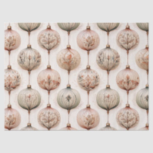 Ornate Circle Ornaments - Baroque & Quilted (2) Tissue Paper