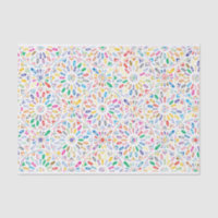 Ornate Colourful Mosaic Mandala Pattern