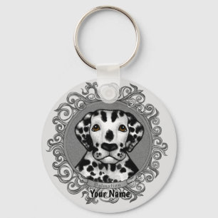 Ornate Dalmatian  Keychain